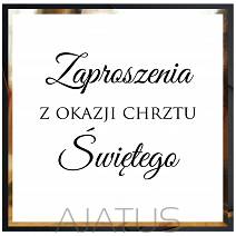 CHRZEST ZAPROSZENIA