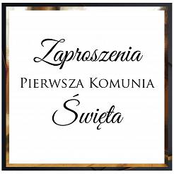 KOMUNIA ZAPROSZENIA