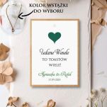 Zawieszki na alkohol SERCE ZŁOTO/SREBRO/ECO/CIEMNA ZIELEŃ - 3