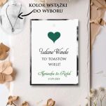 Zawieszki na alkohol SERCE ZŁOTO/SREBRO/ECO/CIEMNA ZIELEŃ - 4