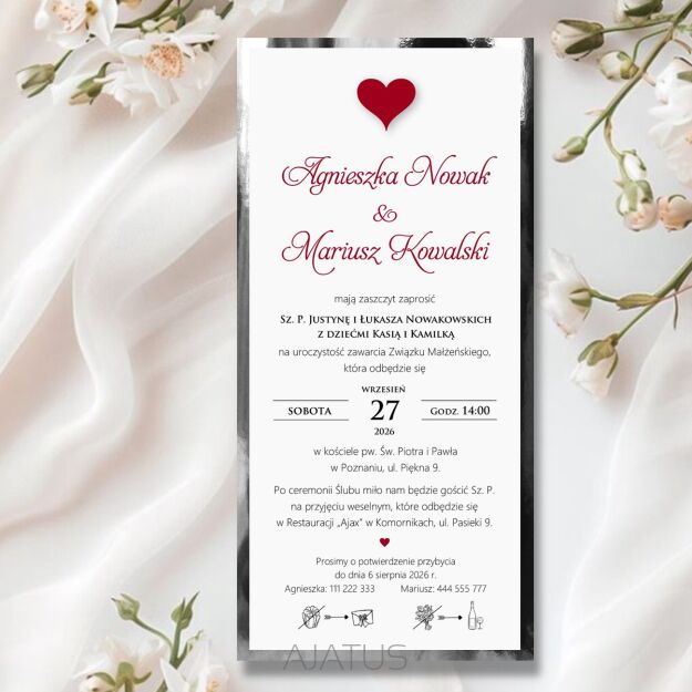 JKZ DL SREBRO SERCE 3D BORDO