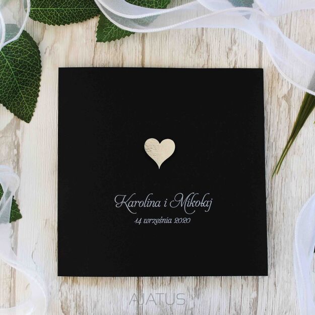 KW NW-27 SREBRNE SERCE CZARNE