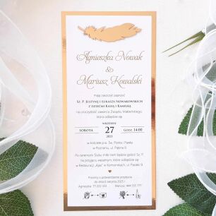 JKZ DL ZŁOTO PIÓRO 3D