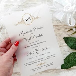 A5 ZAPROSZENIA ORNAMENT -67 KALKA