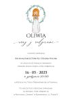 A5 ZAPROSZENIA KOMUNIA KALKA - OLIWIA - 2