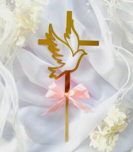 Topper KOMUNIA GOŁĄB KRZYŻ 3