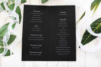 M-55 SKŁADANE DL-15 ZŁOTY LIŚĆ MONSTERA CZARNE - 3