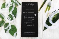 M-55 SKŁADANE DL-15 ZŁOTY LIŚĆ MONSTERA CZARNE - 2