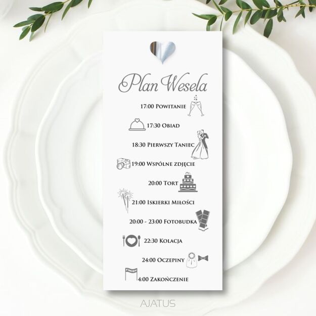 PLAN WESELA SREBRNY SERCE 3D