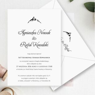 KOD007 ZAPROSZENIA FORMAT B6 GÓRY