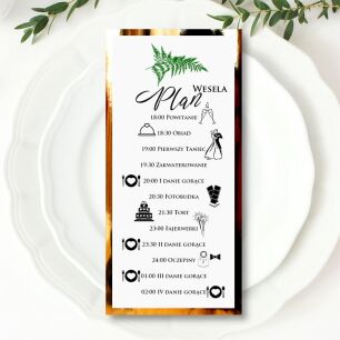 PLAN WESELA PAPROĆ ZŁOTO/ECO
