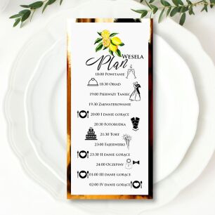 PLAN WESELA CYTRYNY ZŁOTO/SREBRO