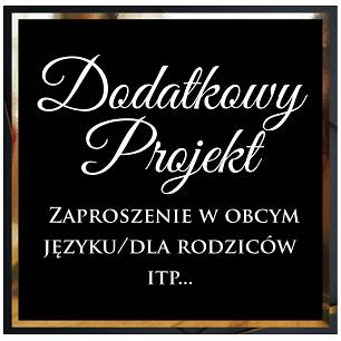 Dodatkowy Projekt/Zaproszenia w obcym języku