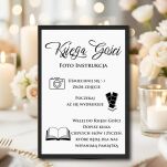 NAPIS KSIĘGA GOŚCI FOTO INDTRUKCJA KOLOR DO WYBORU - 4