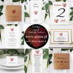 KG-73 BIAŁA  PROSTOKĄT ODCISKI PALCÓW SERCE - 2