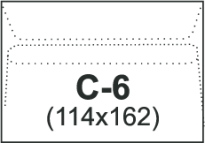 Koperty perłowe białe C6 - 2