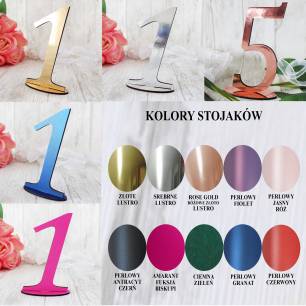 Numery Stołów Kolor do wyboru- 12 