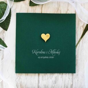 KW NW-17 ZŁOTE SERCE CIEMNA ZIELEŃ