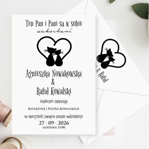 ZAPROSZENIA FORMAT B6 KOTKI-2