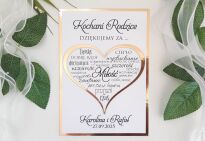 Podziękowania dla Rodziców ZŁOTE SERCE A5 - 3