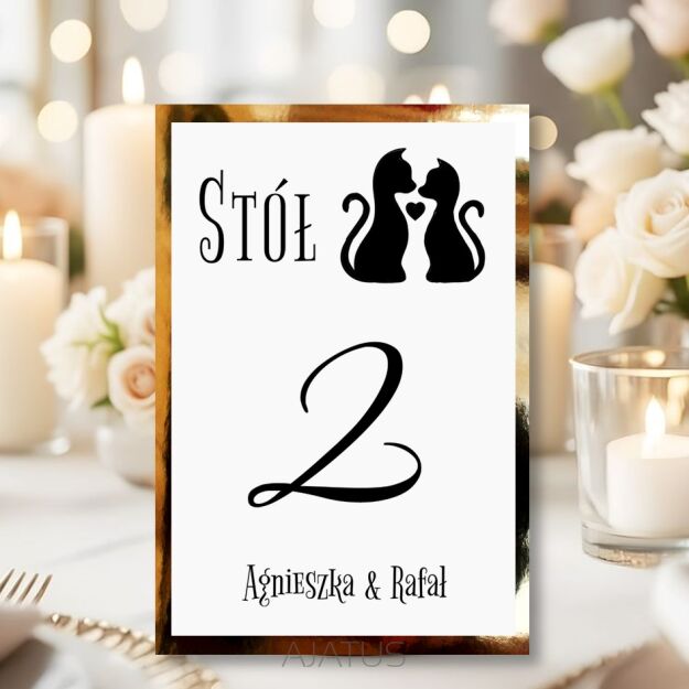 Numery Stołów KOTKI-2