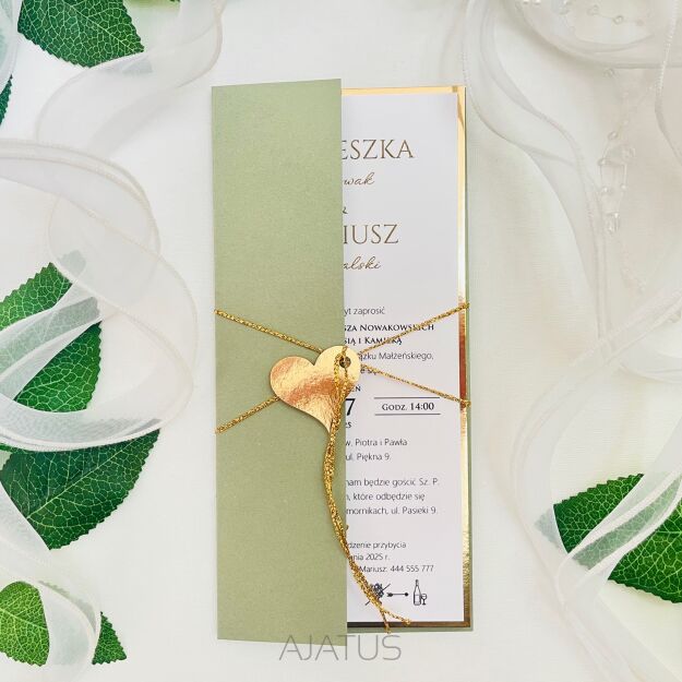 ZŁOTO-ZIELEŃ OKŁADKA/ETUI DL