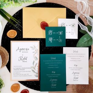 JKZ ZŁOTO ZIELONE LIŚCIE