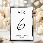 Numery Stołów INICJAŁY ZŁOTO/SREBRO/ECO - 3