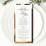 MENU ORNAMENT INICJAŁY ECO/ZŁOTO - 2