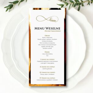 MENU LOVE 3/ZŁOTO