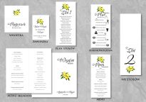 KOD012 ZAPROSZENIA FORMAT B6 CYTRYNY - 5