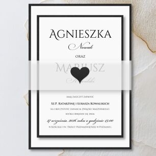 B6 CZARNE OPASKA KALKA SERCE 3D