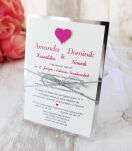 JKZ SREBRO SERCE FUKSJA/AMARANT - 2