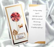 Kartka DL NA URODZINY KWIAT-4 - 2