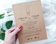 A5 ZAPROSZENIA -5 ECO DŁONIE - 3