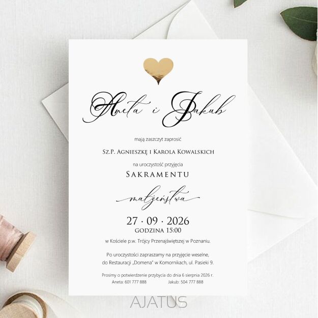 ZAPROSZENIA FORMAT B6 WZ3