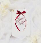 B6 3 KARTY BORDO KOKARDKA - 4