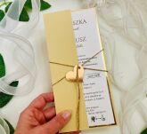 ZŁOTO-JASNY BEŻ OKŁADKA/ETUI DL - 2