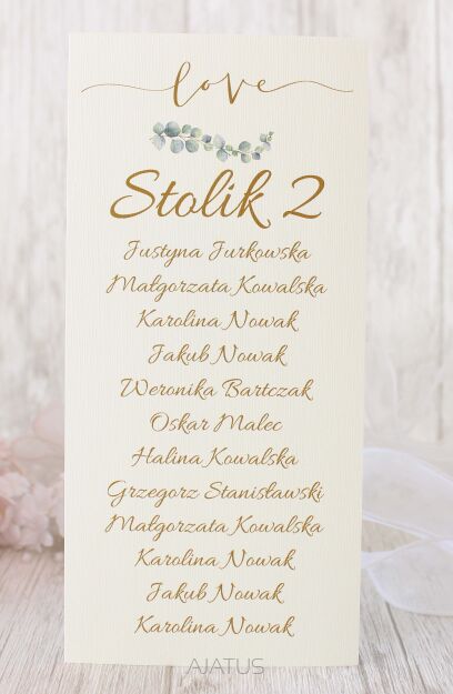 PLAN STOŁÓW -36 LOVE