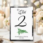 Numery Stołów PAPROĆ ZŁOTO/SREBRO/ECO - 2