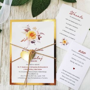 JKZ-A6 ZŁOTO-8 POMARAŃCZOWA RÓŻA