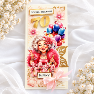 KARTKA NA 70 URODZINY