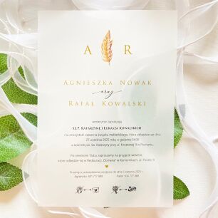 A5 ZAPROSZENIA PIÓRKO -104 KALKA