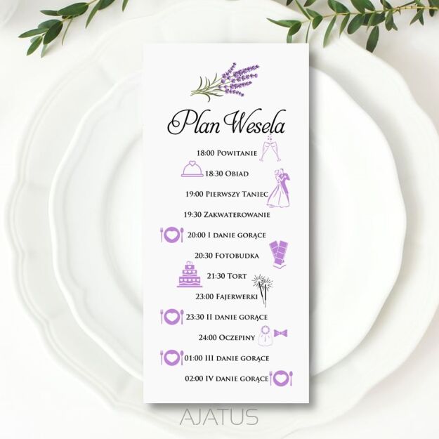 PLAN WESELA SREBRNY LAWENDA