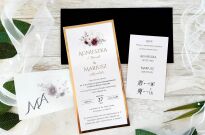 DL ZŁOTO KALKA KWIATY - 1 - 3