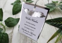 Zawieszki na alkohol SREBRO PIÓRKO - 2