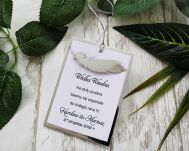 Zawieszki na alkohol SREBRO PIÓRKO - 3