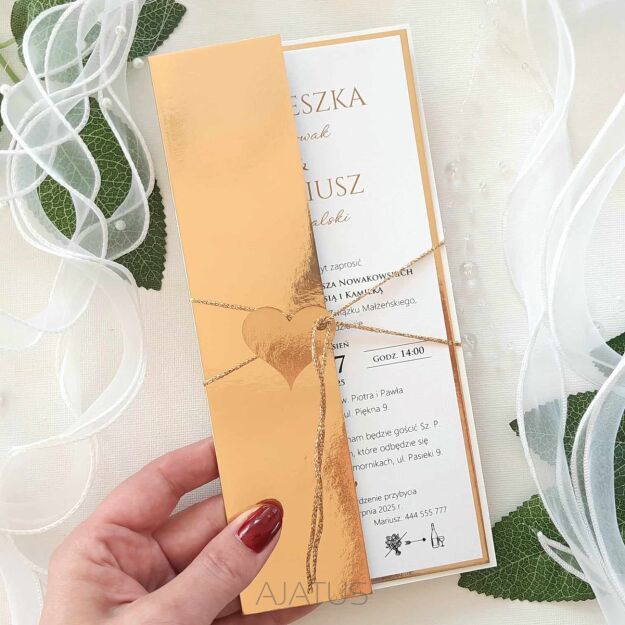 ZŁOTO-LUSTRZANE ZŁOTO OKŁADKA/ETUI DL