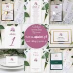 Winietki Seria HORTENSJA RÓŻOWA - 2