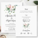 KOD018 ZAPROSZENIA FORMAT B6 KWIATY2 - 3